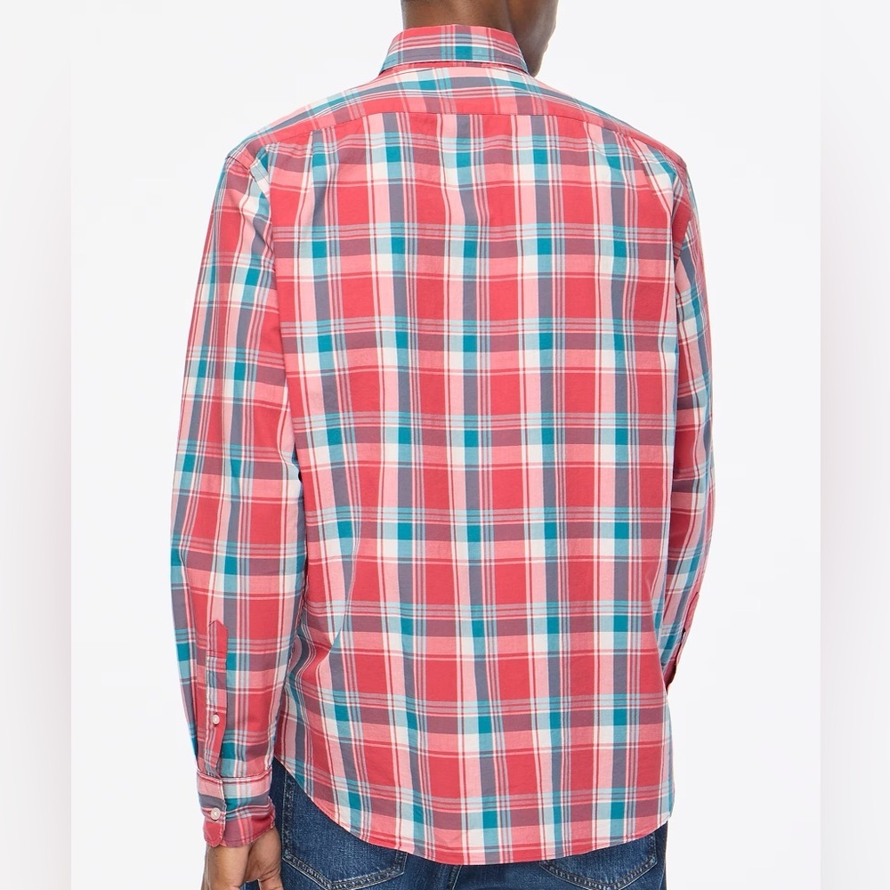 J. Crew Plaid Classic Flex Casual Shirt Size Small - Picture 2 of 5